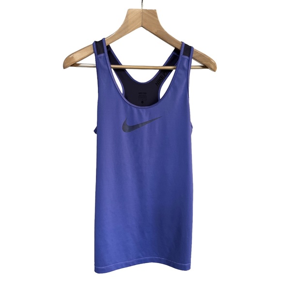 Nike Tops - Nike Pro Women’s 2 Toned Purple Dri-Fit Activewear Tank Top, Size Large